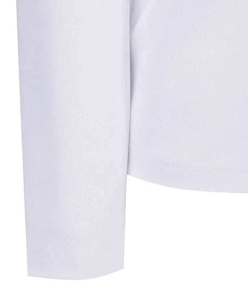Vice Golf Atelier Women's Tipping Point Collared Long Sleeve T-Shirt - White