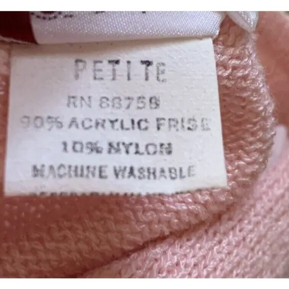 Vintage Sweater Shirt Set Size Petite 14 Laura Petites By Alyzia Light Pink