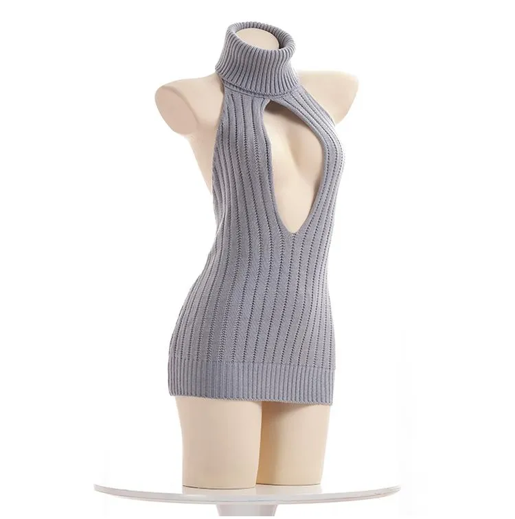 Virgin Killer Hollow Chest Sweater SD01622