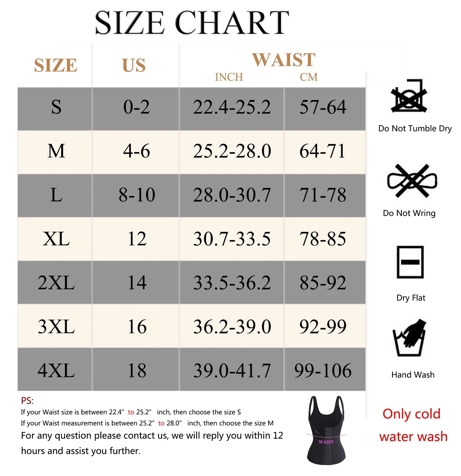 Waist Trainer Corset Vest for Weight Loss Sport Body Shaper