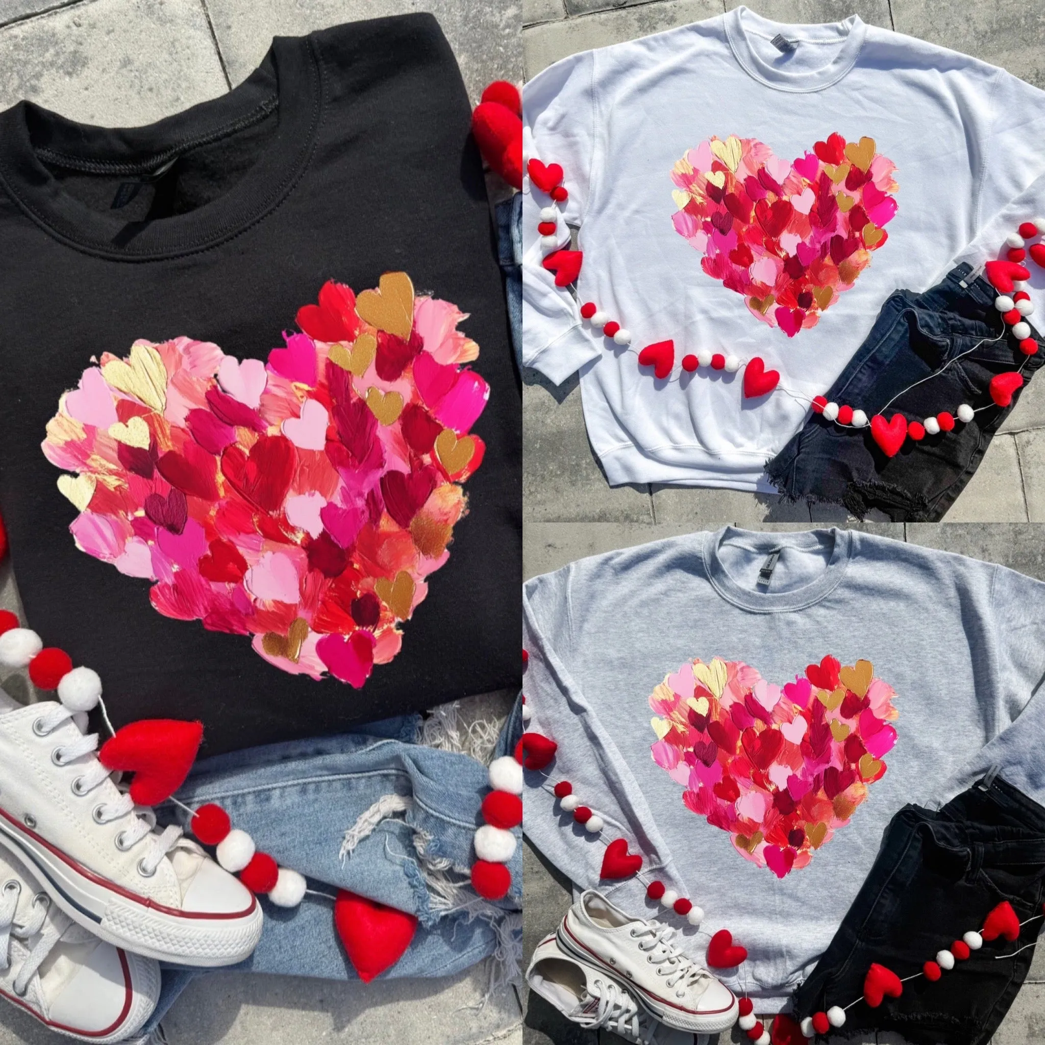 Watercolor Heart Graphic Tee/Sweatshirt