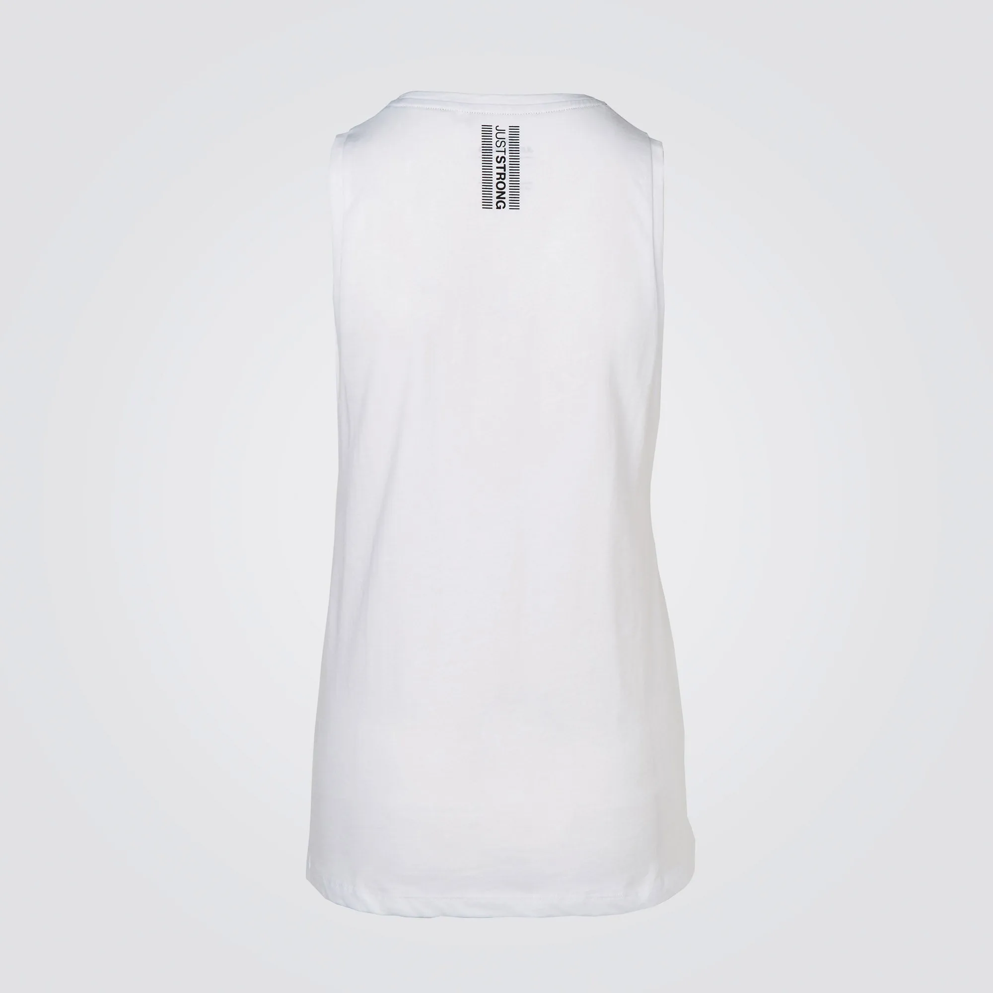 White Athletic Box Tank