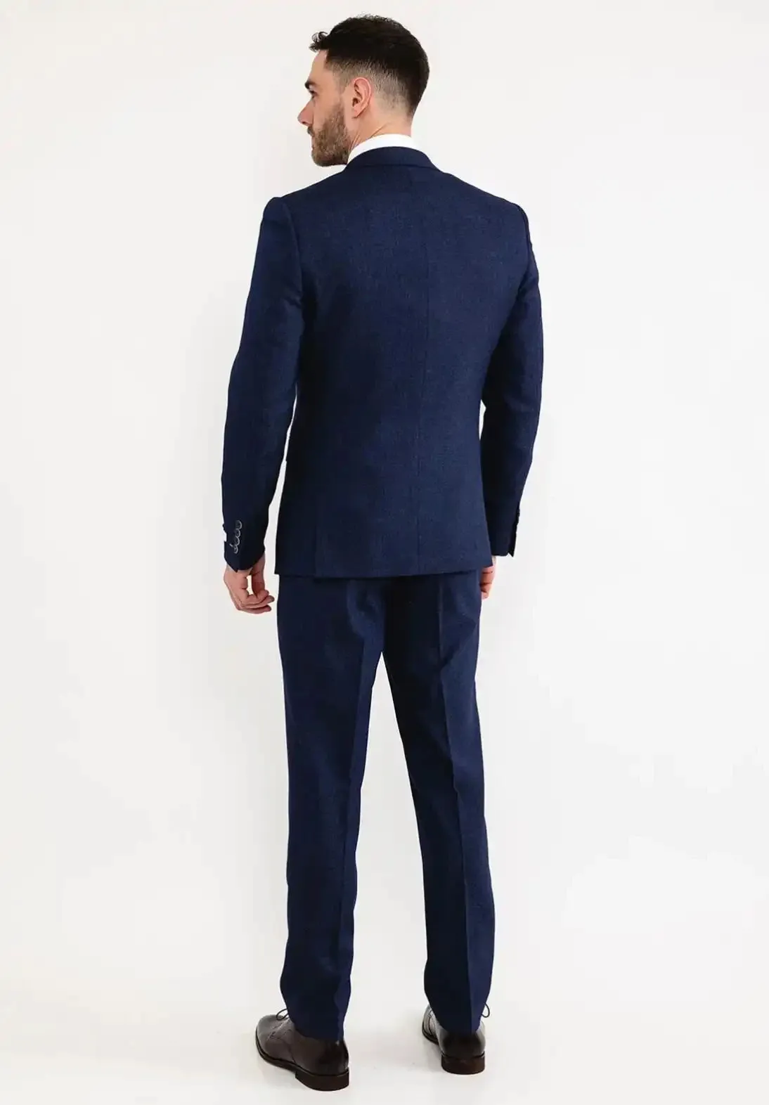 White Label Men's Mix & Match Suit Birdseye Navy