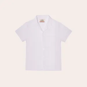 White Waffle Polo