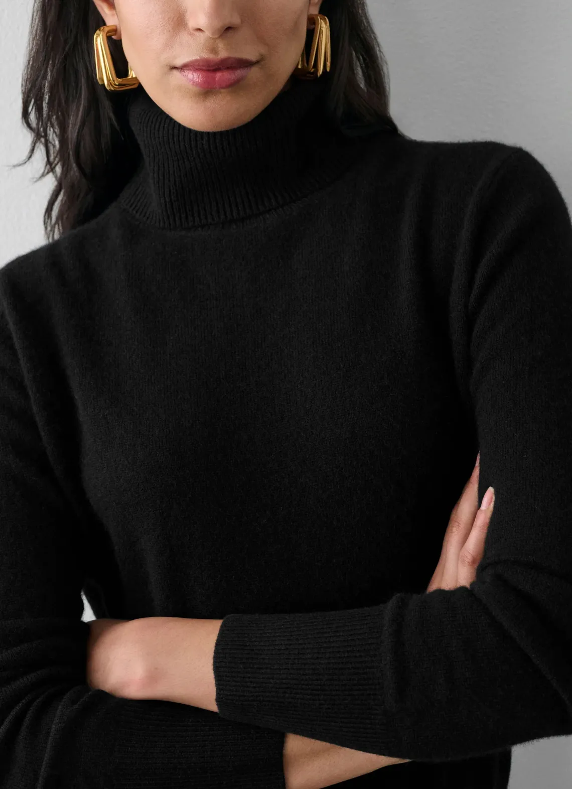 WHITE   WARREN CASHMERE ESSENTIAL TURTLENECK
