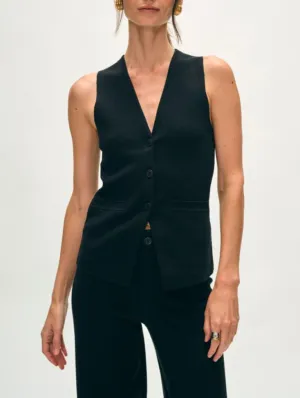 White   Warren Superfine Cotton Waistcoat
