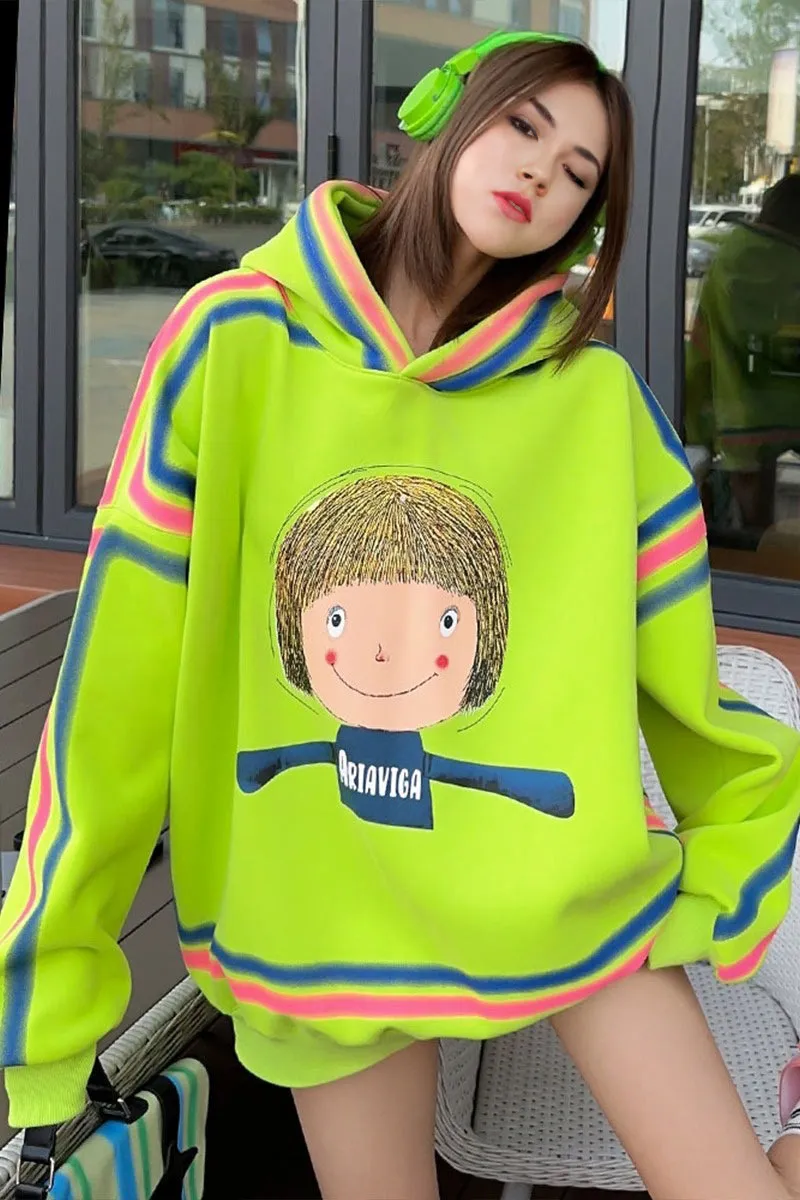 WI0154 Fleece Oversized Hoodie
