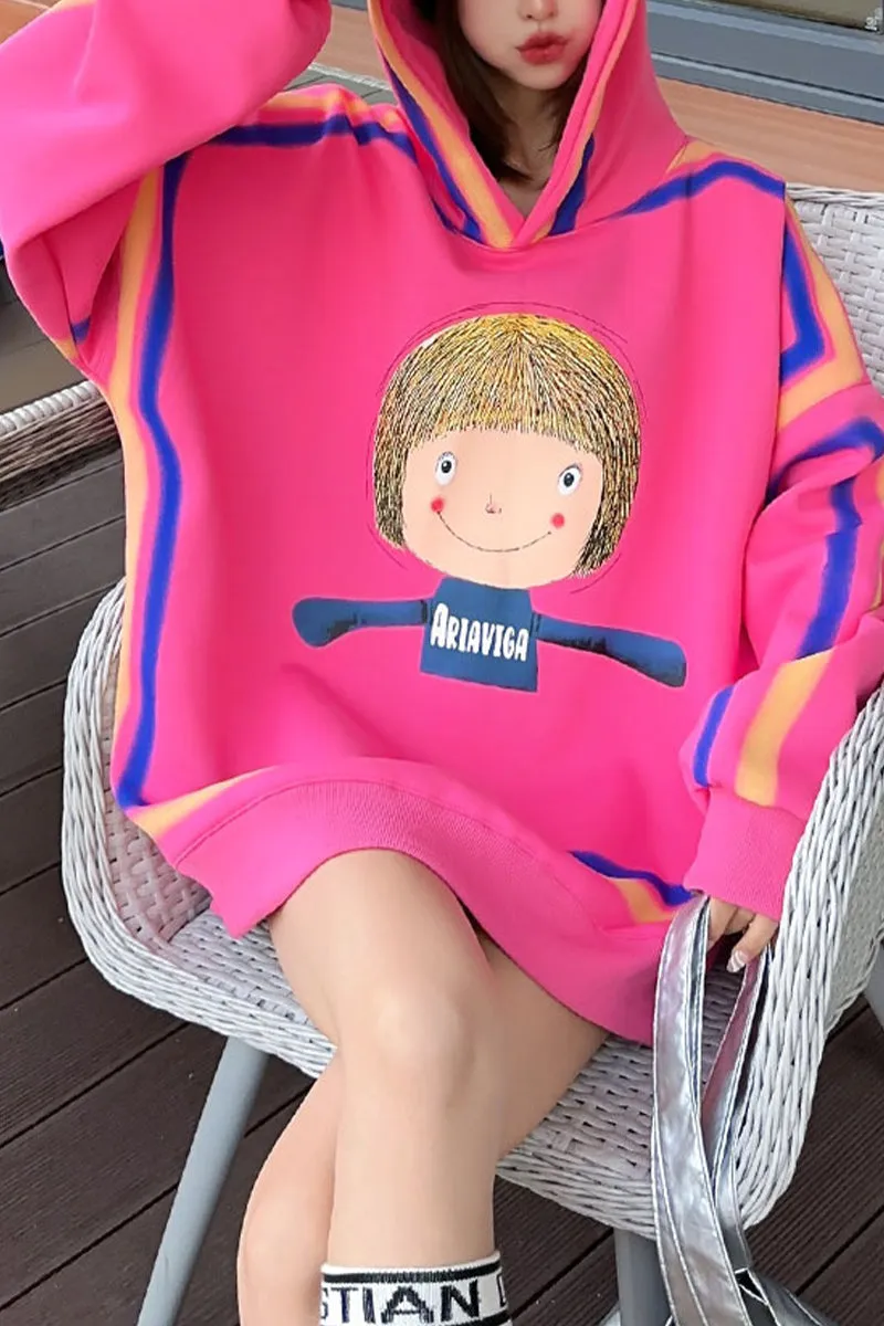 WI0154 Fleece Oversized Hoodie