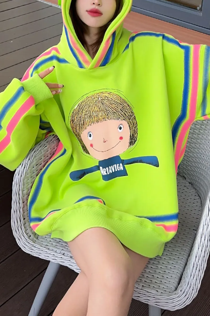 WI0154 Fleece Oversized Hoodie