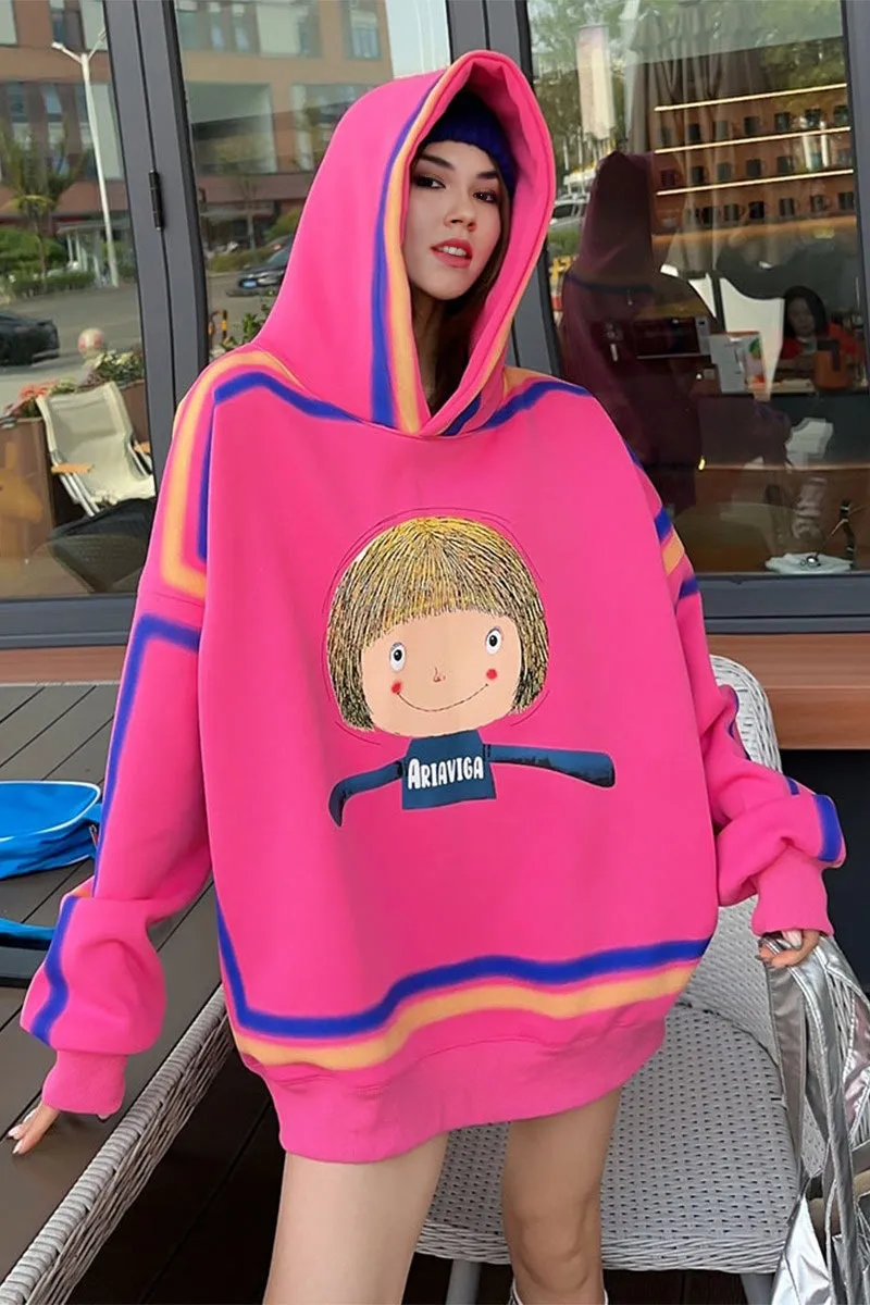 WI0154 Fleece Oversized Hoodie