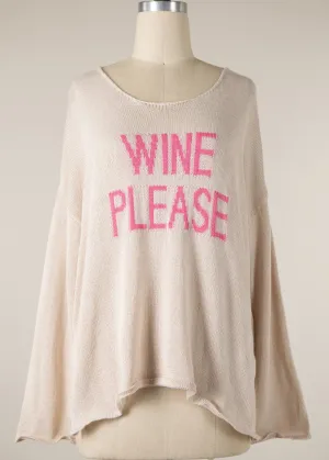 Wine Please Sweater