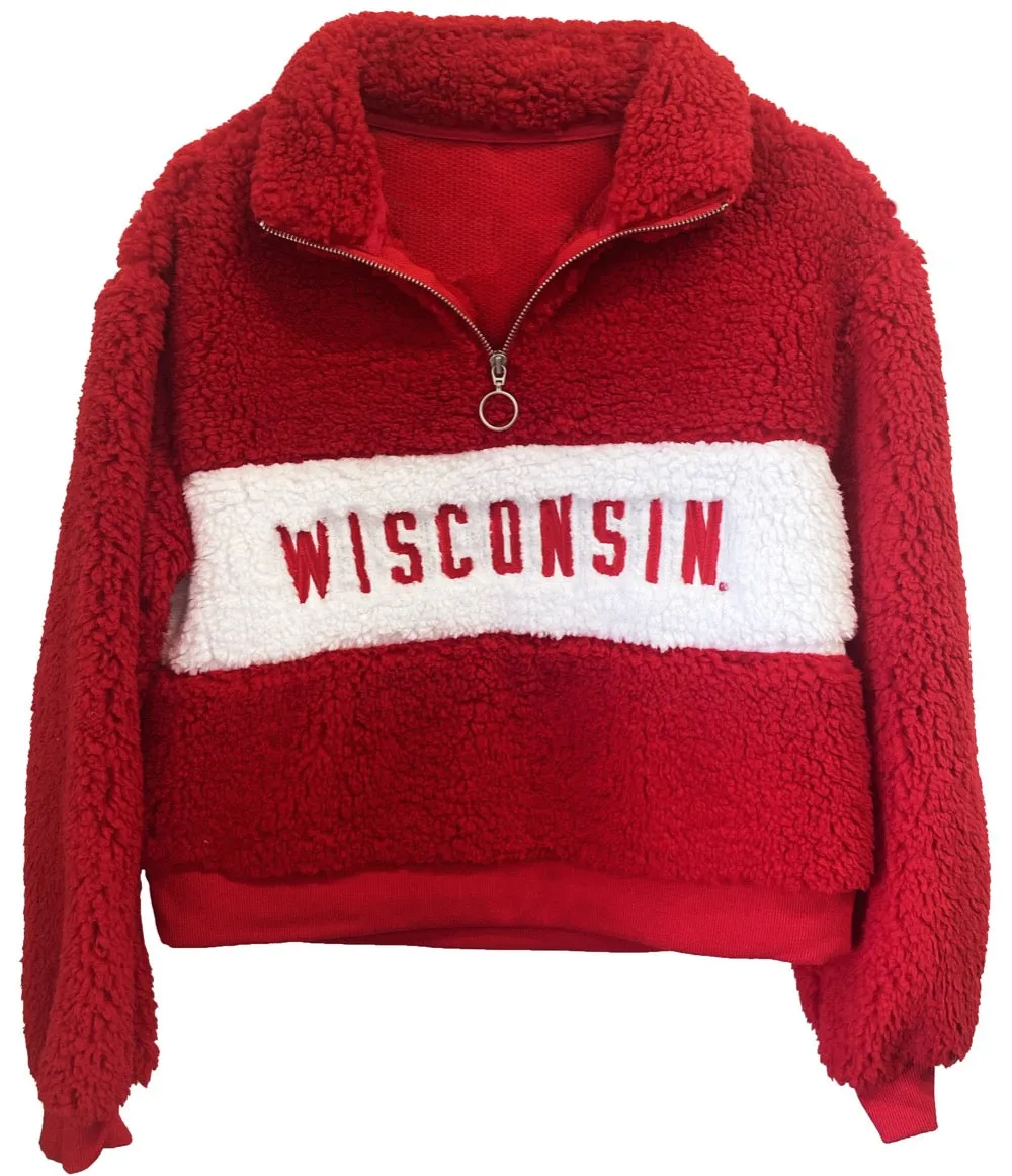 Wisconsin Teddy Quarter Zip