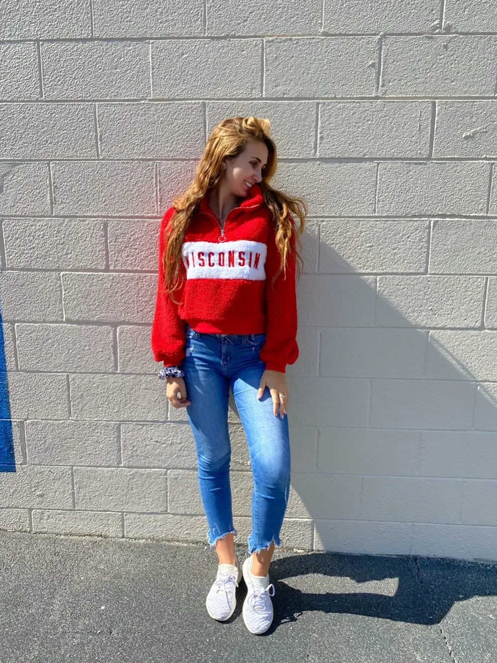 Wisconsin Teddy Quarter Zip