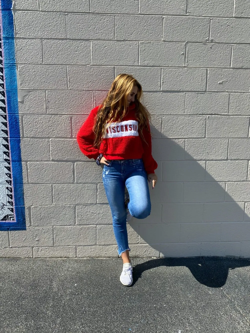Wisconsin Teddy Quarter Zip