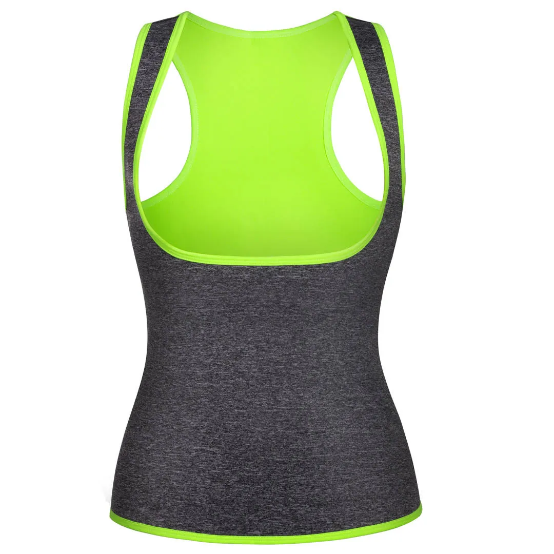 Women Neoprene Sauna Sweat Vest for Weight Loss Gym Workout Body Shaper