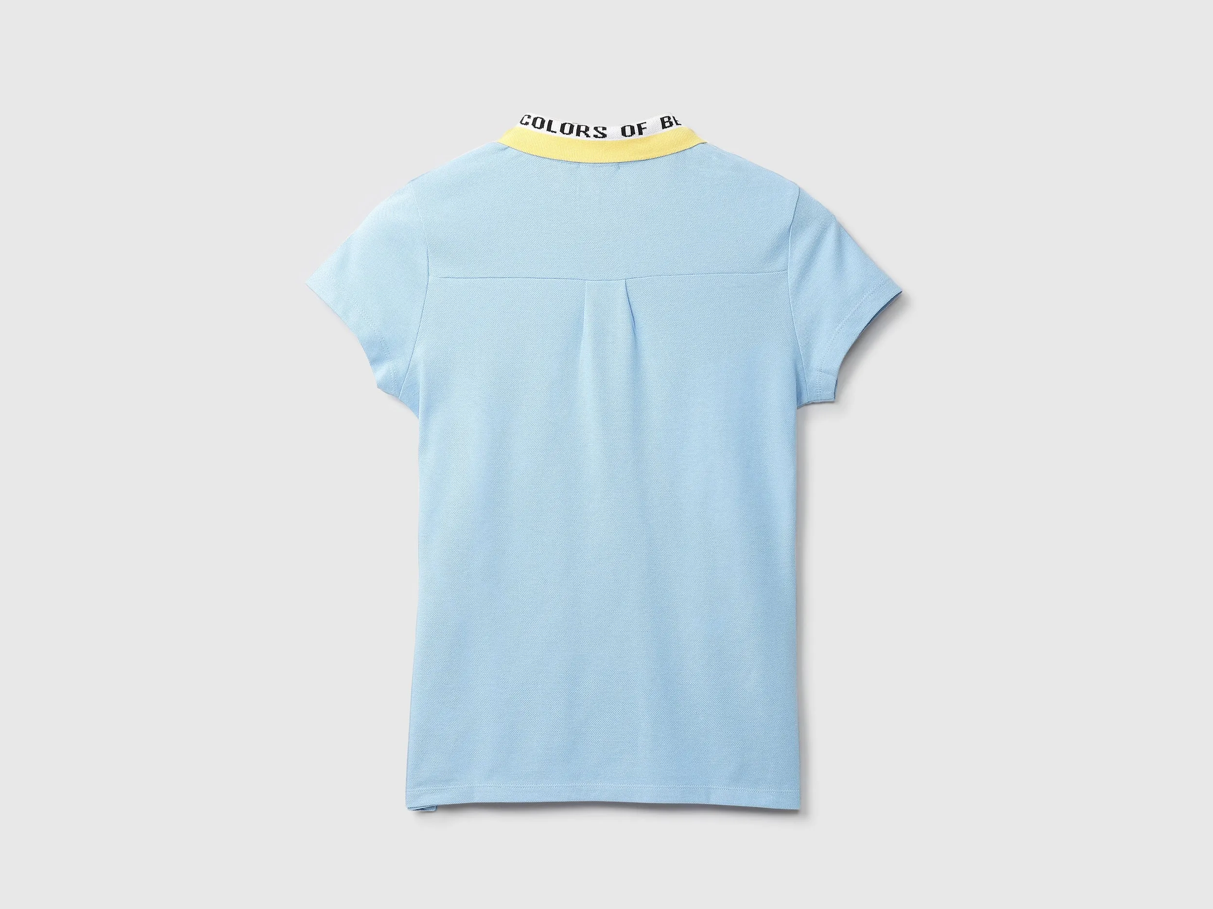 Women Solid Polo Collar T-shirt