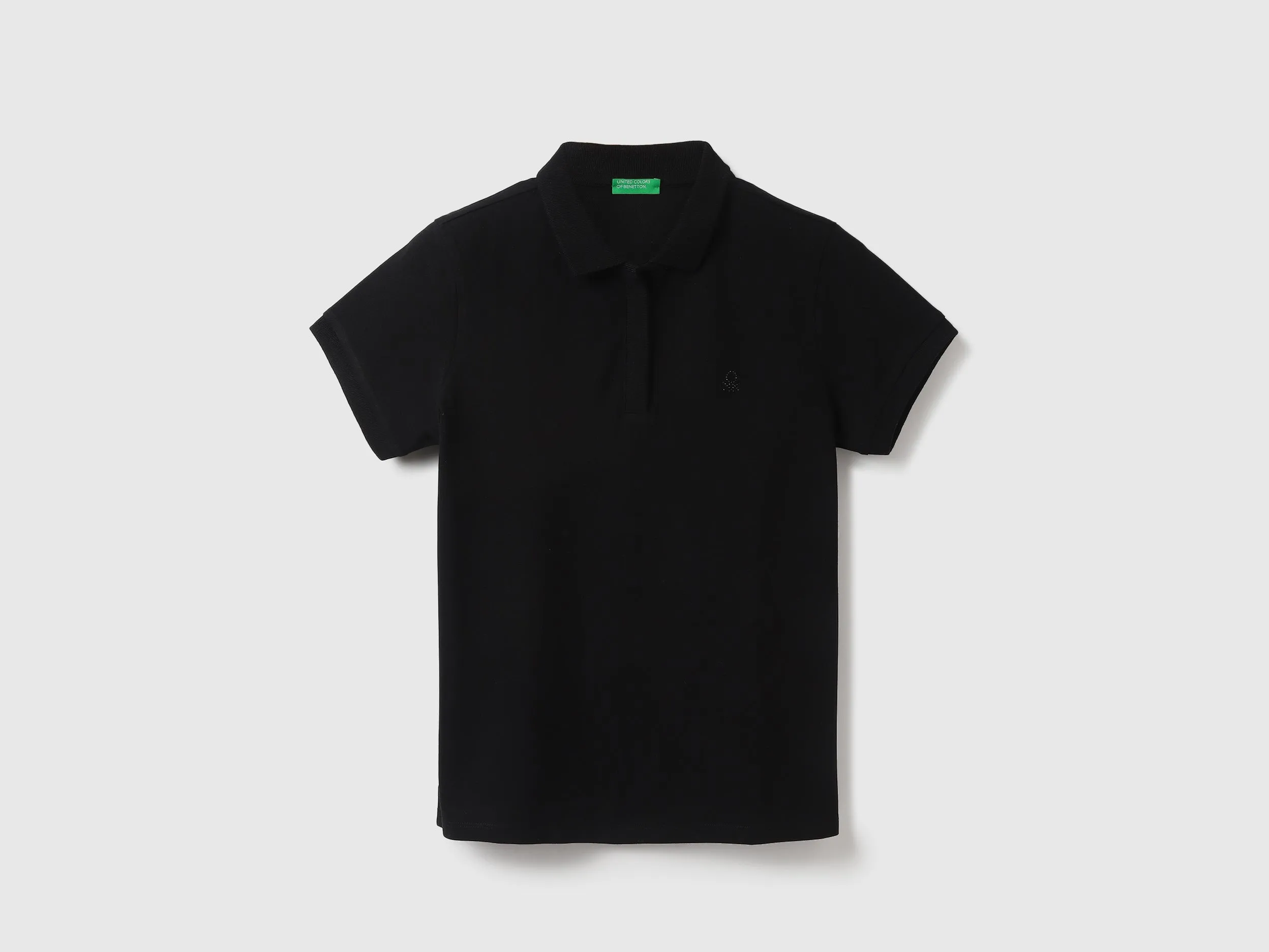 Women Solid Polo Collar T-shirt