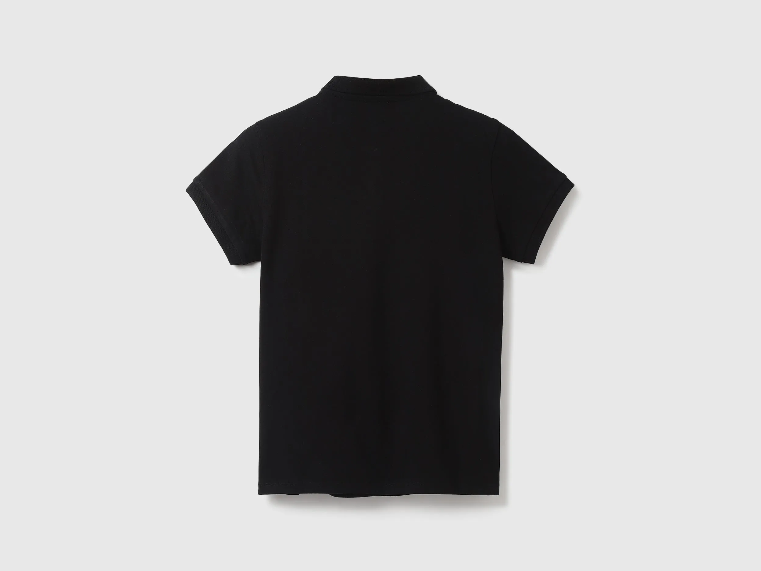 Women Solid Polo Collar T-shirt