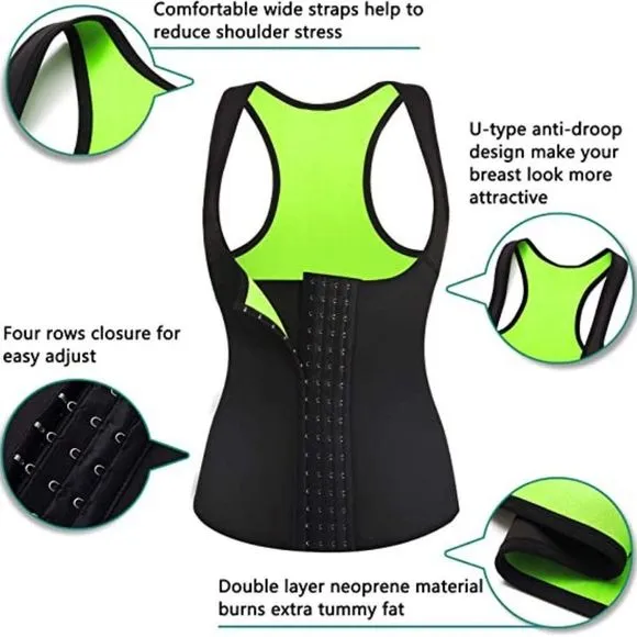 Women Waist Trainer Corset Weight Slimming Neoprene Sauna Sweat Vest