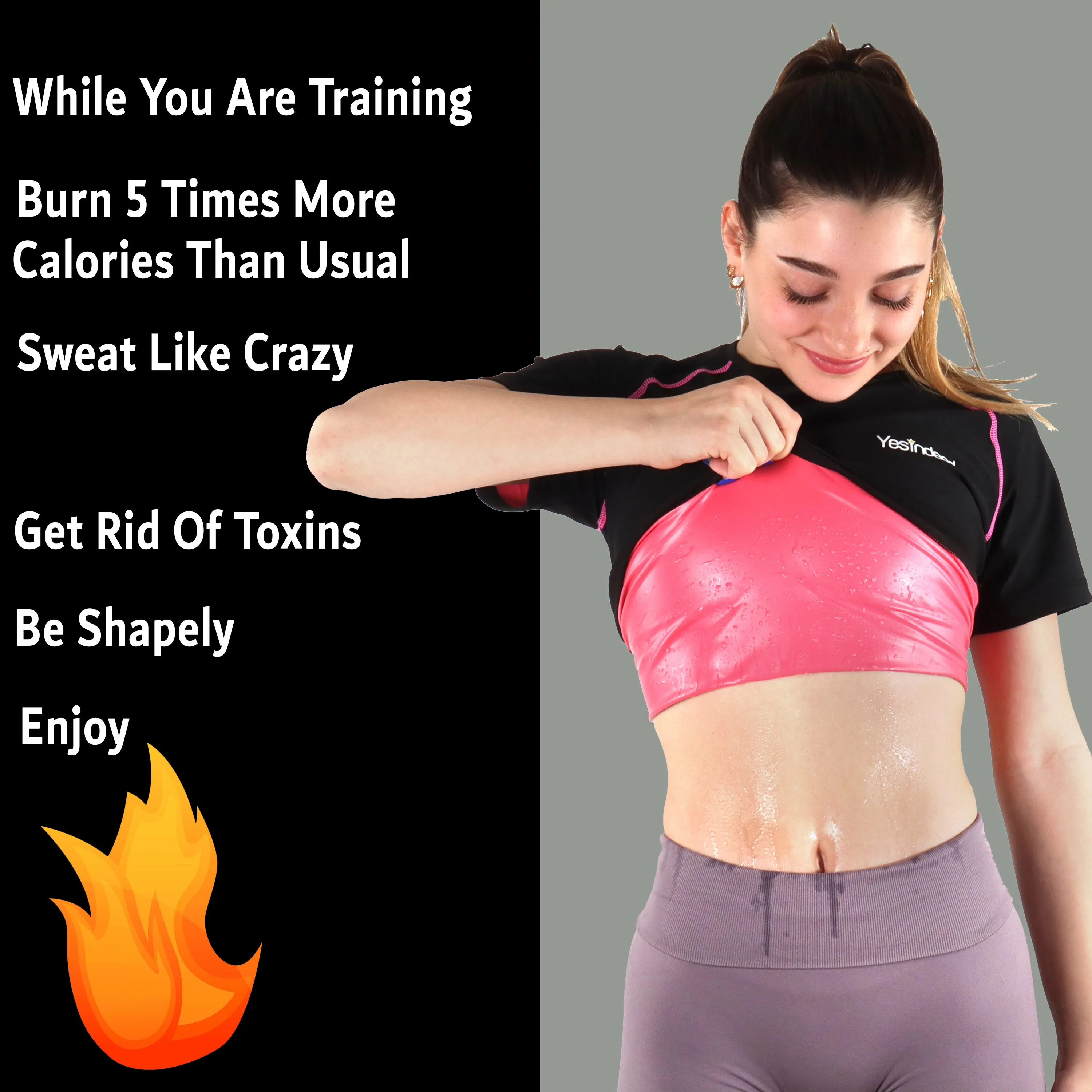 Women's Premium Workout Tank Top Slimming Sauna