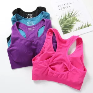 Women's Push-Up Fitness Yoga Bra - Breathable Running Vest