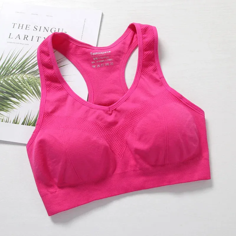 Women's Push-Up Fitness Yoga Bra - Breathable Running Vest