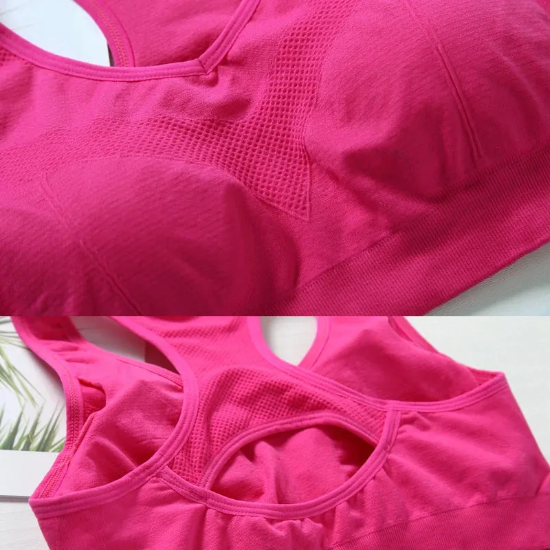 Women's Push-Up Fitness Yoga Bra - Breathable Running Vest