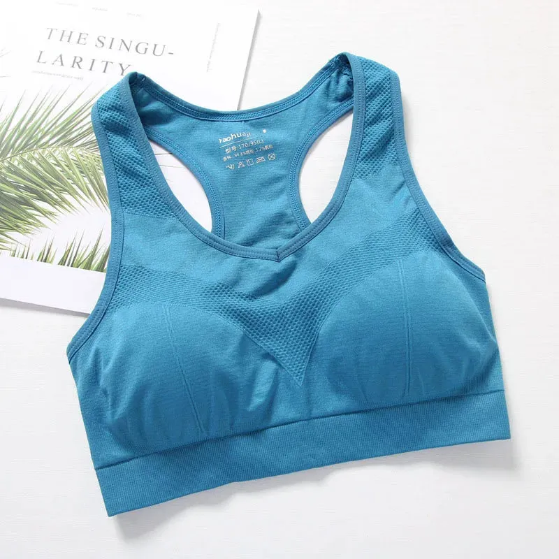 Women's Push-Up Fitness Yoga Bra - Breathable Running Vest