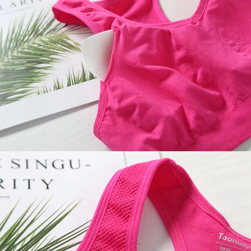 Women's Push-Up Fitness Yoga Bra - Breathable Running Vest