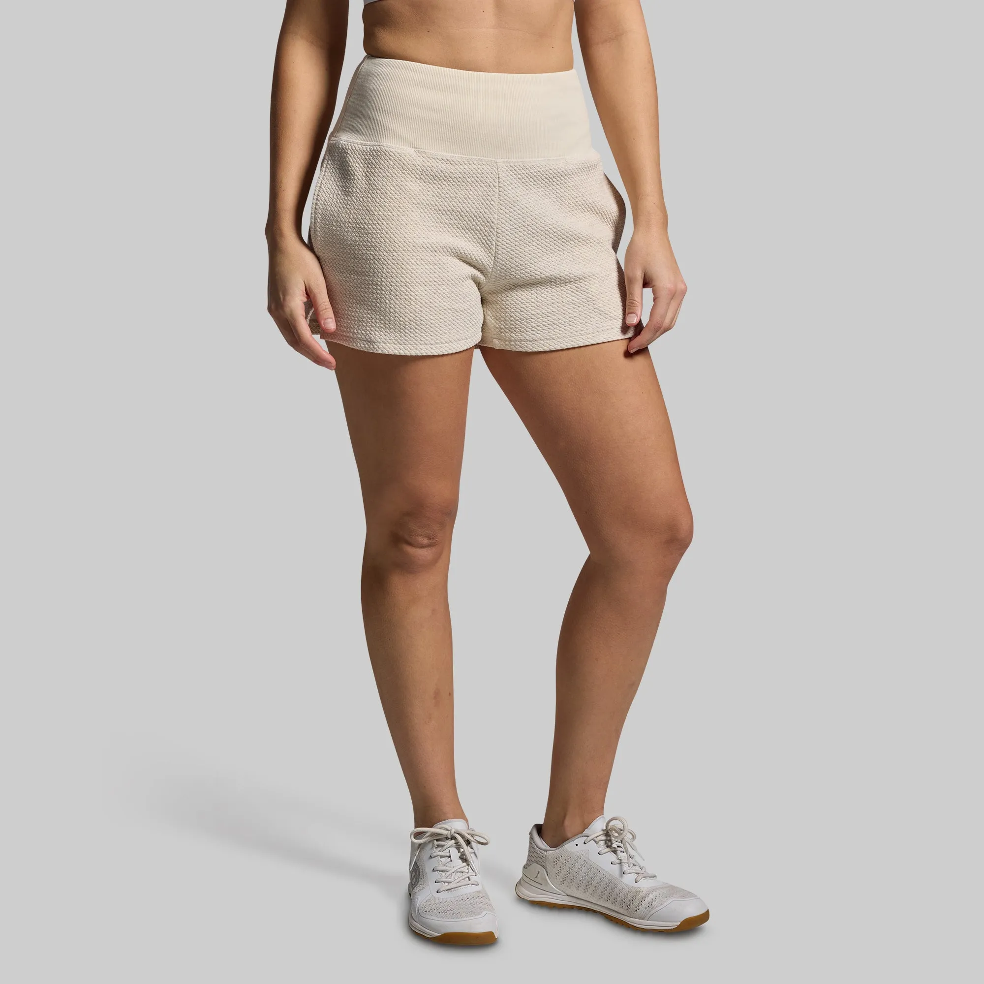 Women's Revive Cloud Short Set (Heather Oatmeal)