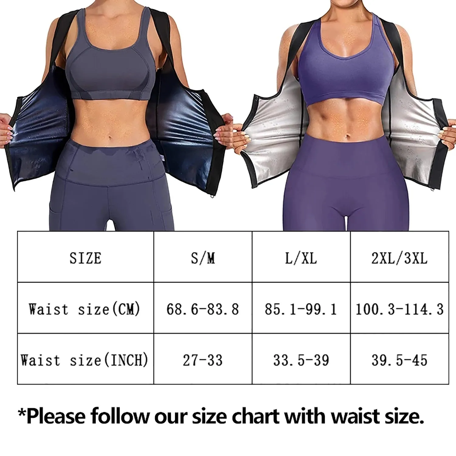 Women's Sauna Shaper Vest