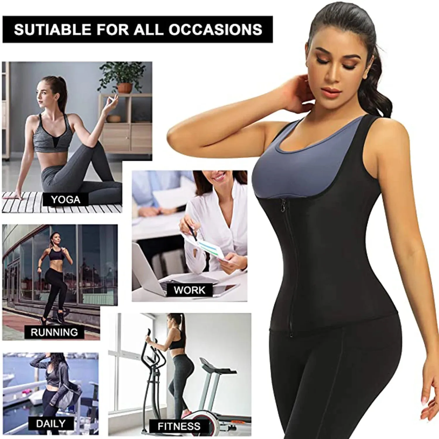 Women's Sauna Shaper Vest
