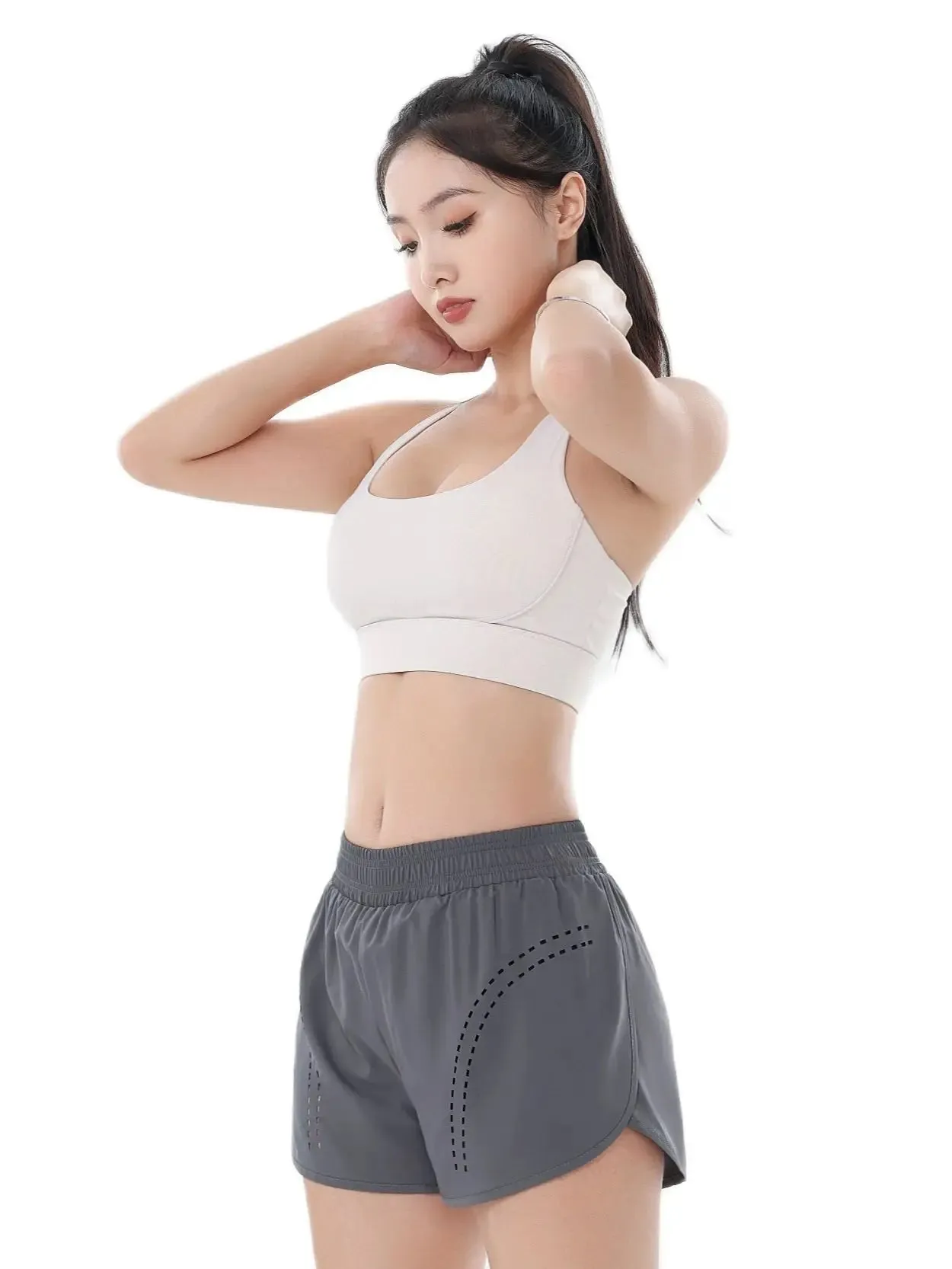 Women's Sports Yoga Vest Fitness Bra - Shockproof Cross Back Beauty Back Design