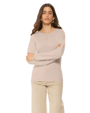 Women's Ultralight Cashmere Raglan Crew Neck Sweater Beige