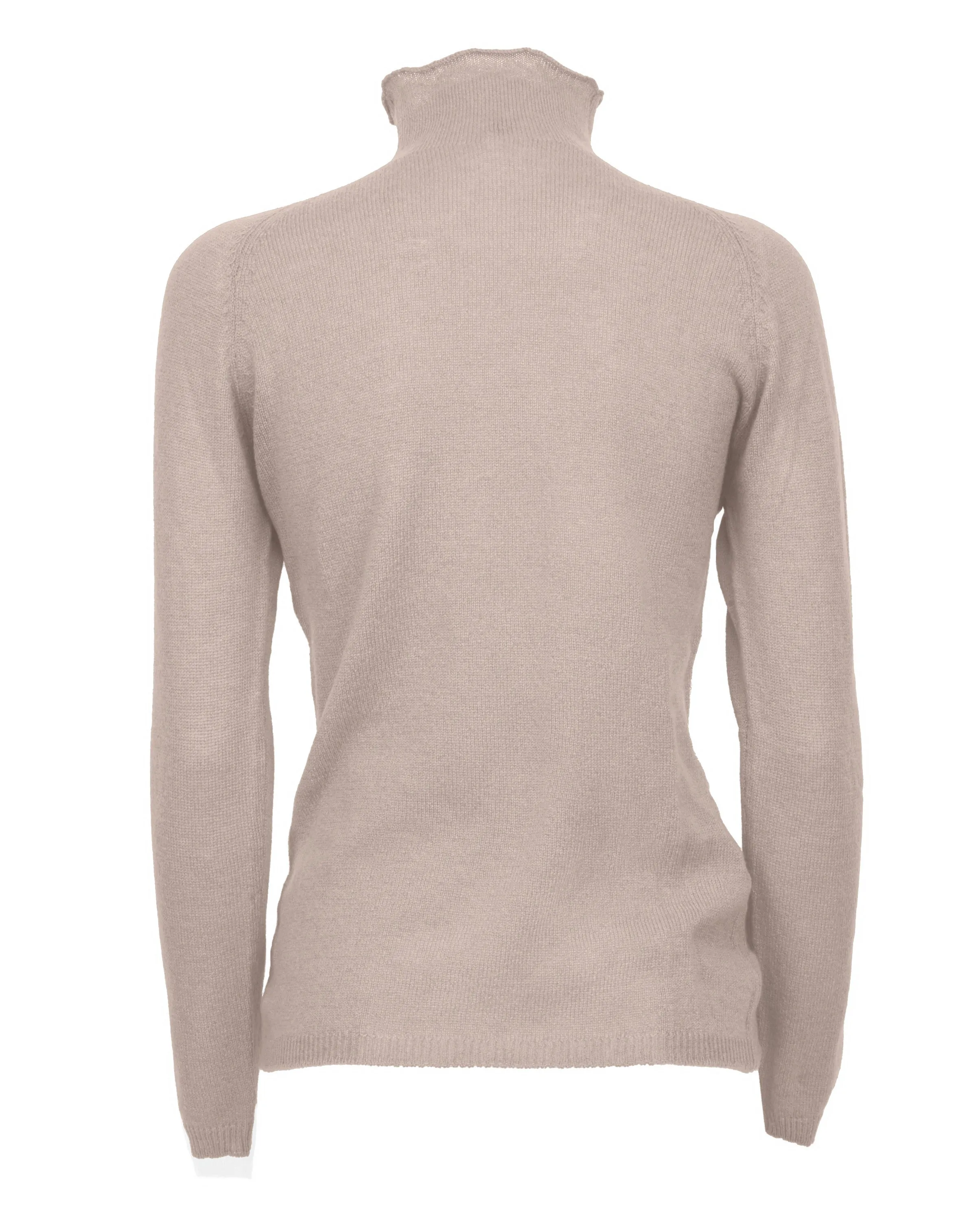 Women's Ultralight Cashmere Raglan Turtleneck Beige
