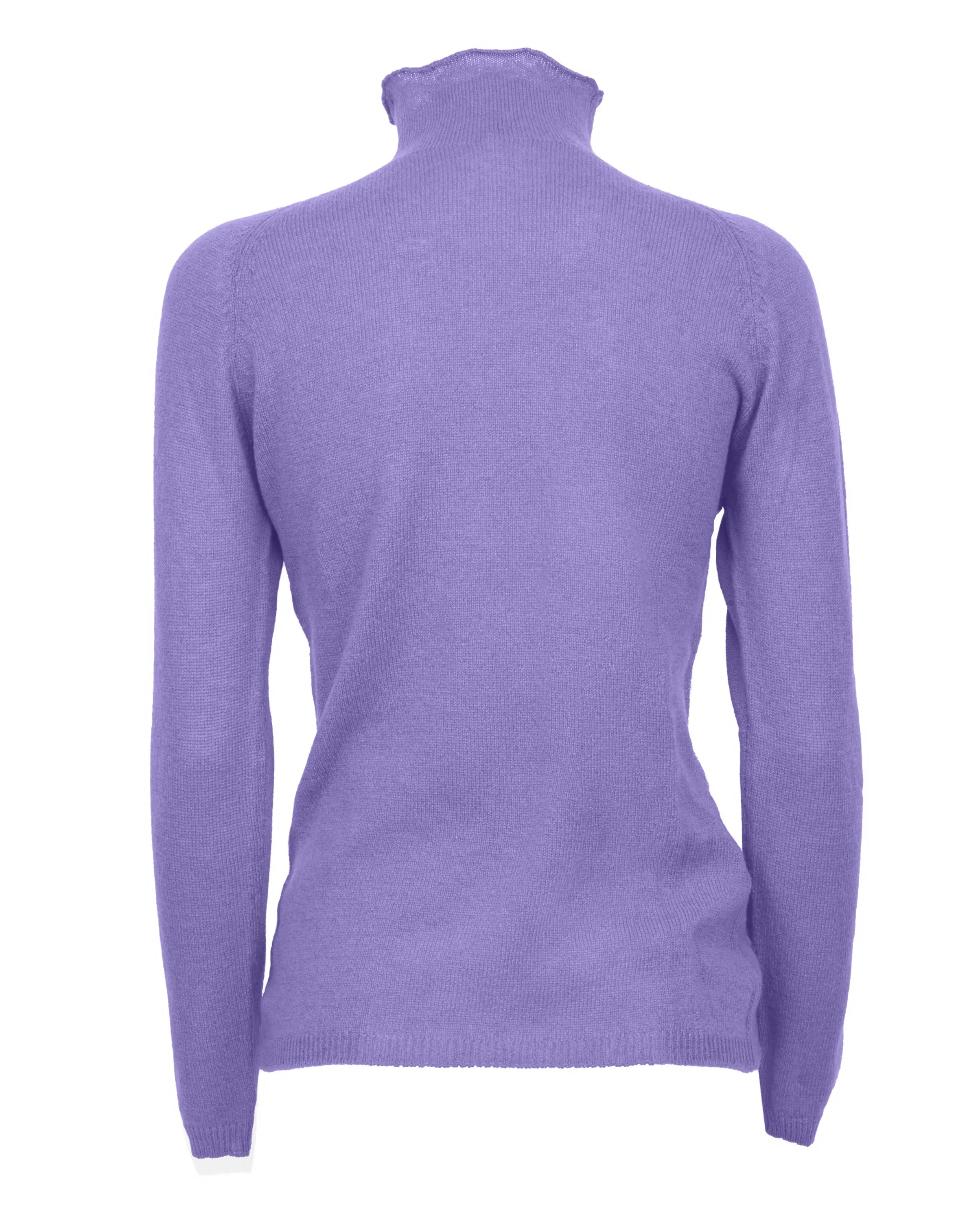 Women's Ultralight Cashmere Raglan Turtleneck Lavender