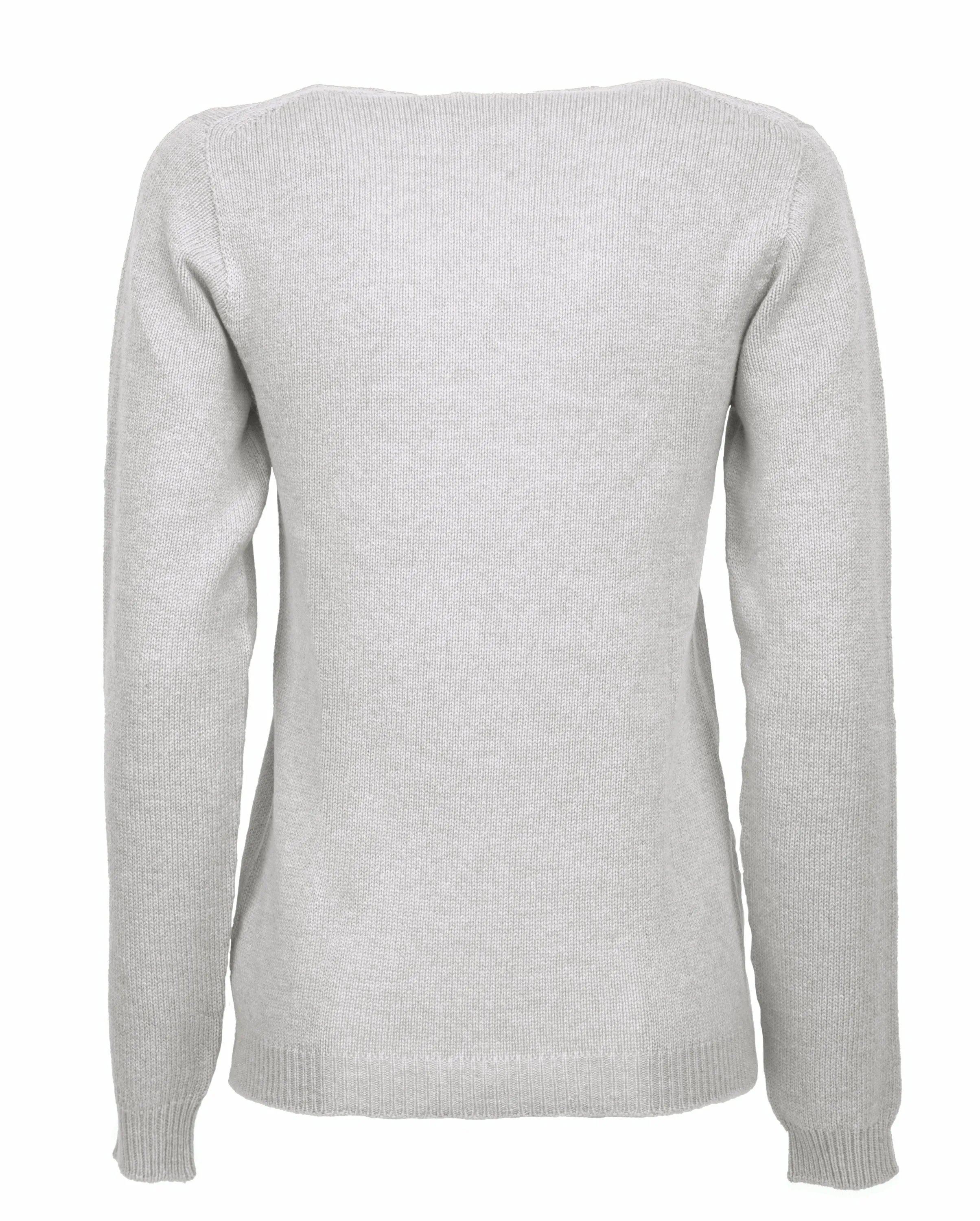 Women's Ultralight Cashmere Scoop Neck Light Gray