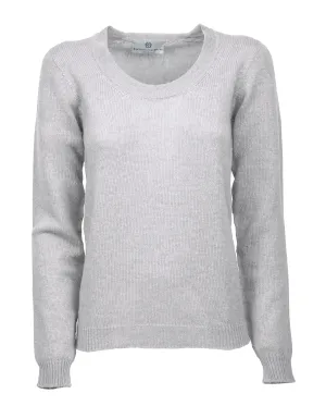 Women's Ultralight Cashmere Scoop Neck Light Gray