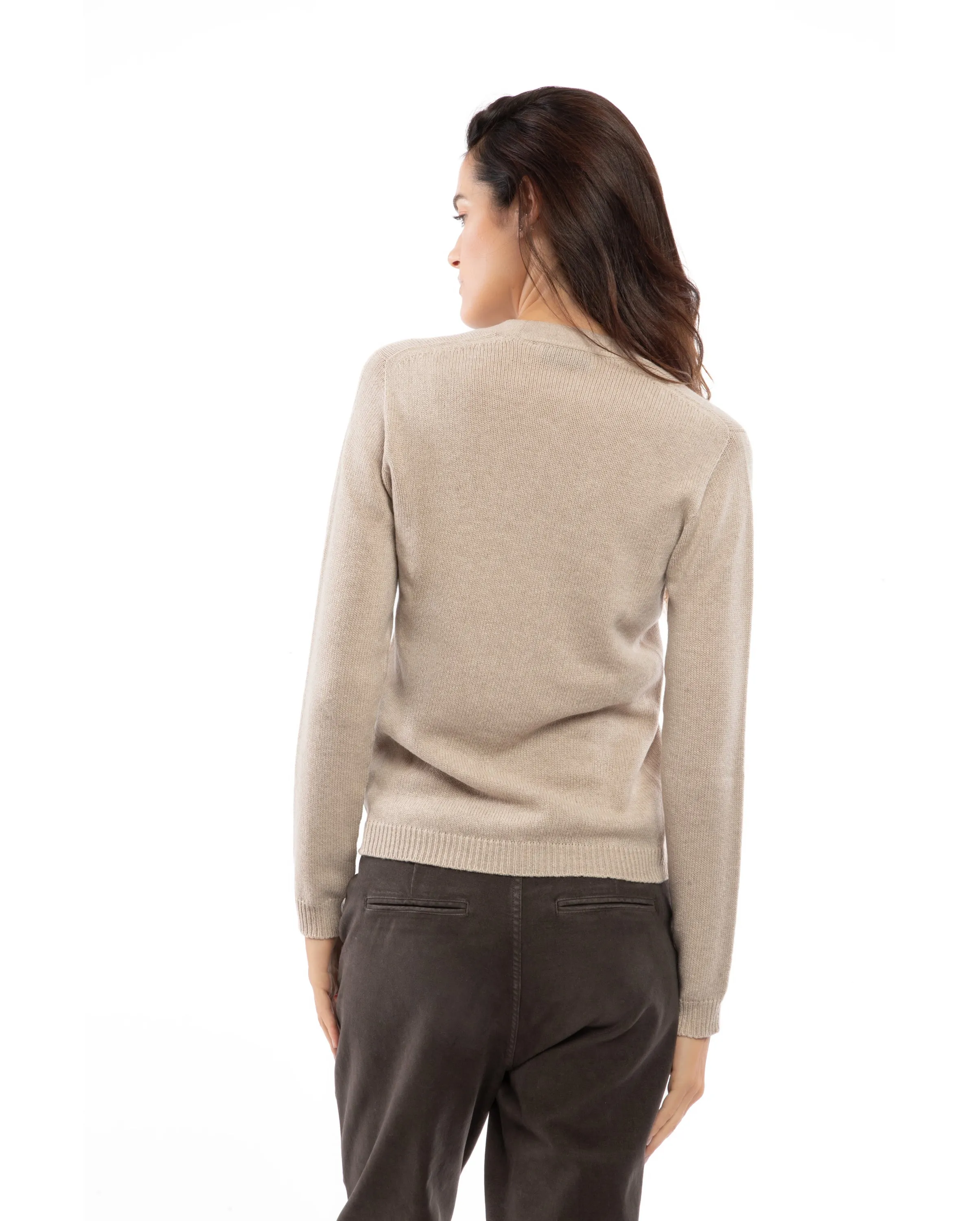 Women's Ultralight Cashmere Scoop Neck Light Gray