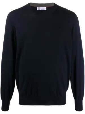 Wool crewneck sweater