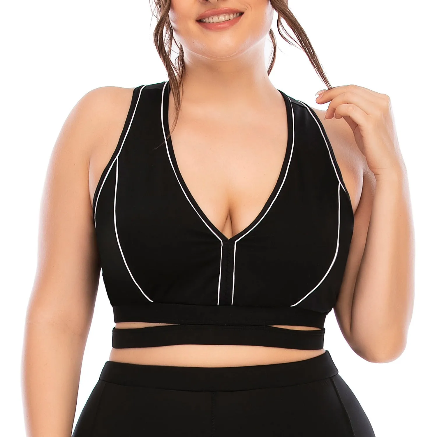 Workout Suits Plus Size Yoga Clothes Tights  Pants trendy