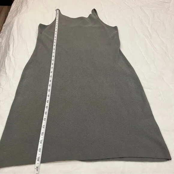 WORTH Scoop Back Midi Tank Dress Light Green sz M