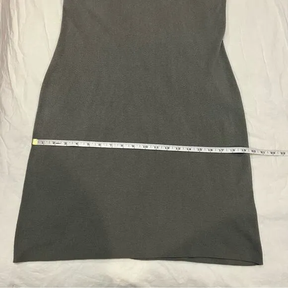 WORTH Scoop Back Midi Tank Dress Light Green sz M