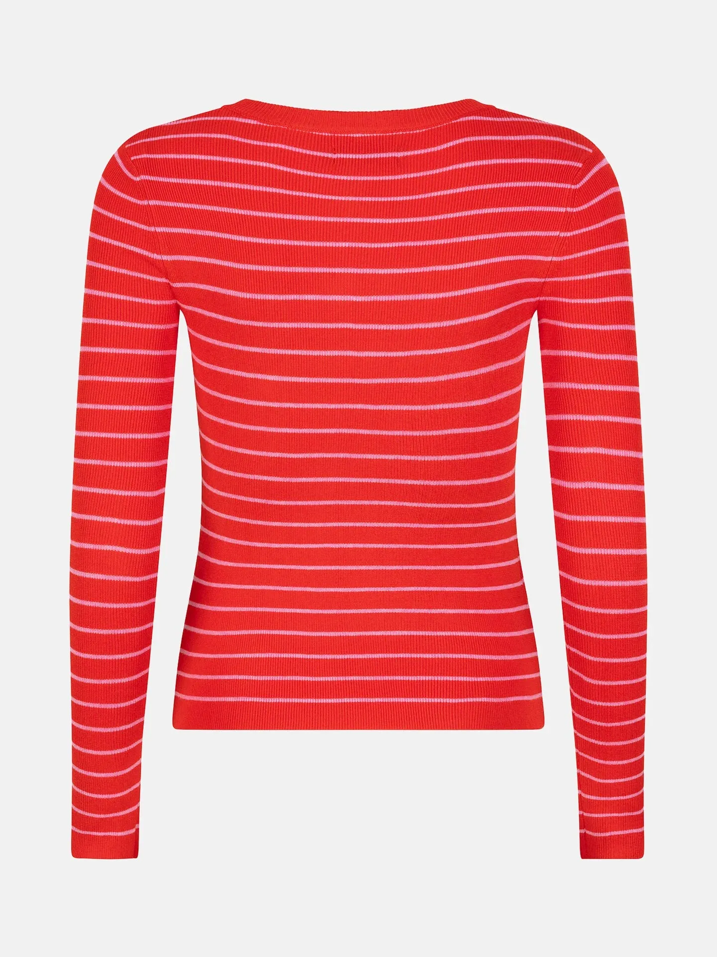 Ydence Knitted top Devina red pink