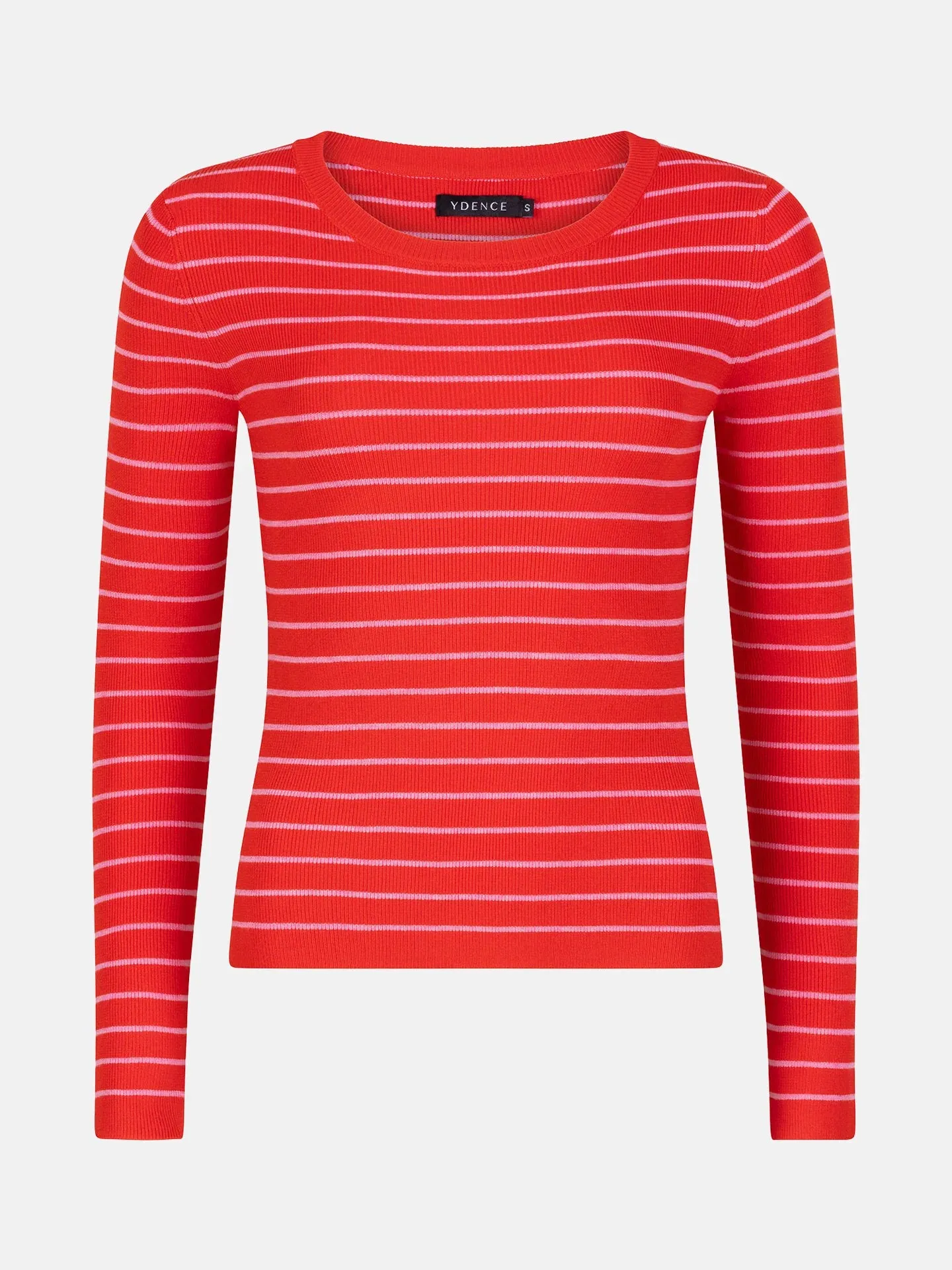 Ydence Knitted top Devina red pink