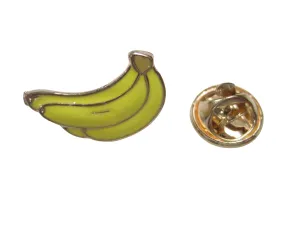 Yellow Bunch Of Banana Fruits Lapel Pin