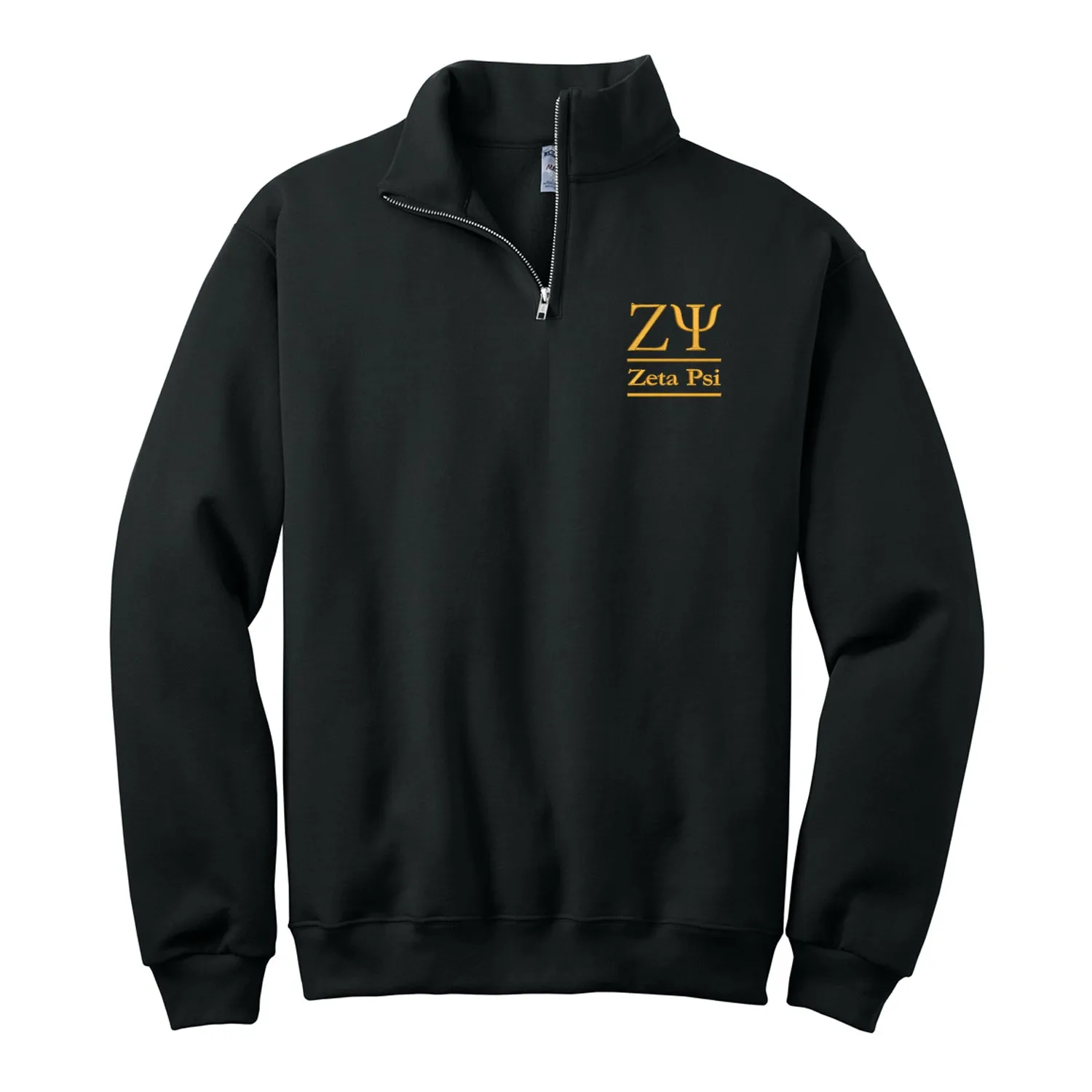 Zeta Psi Quarter Zip Pullover Sweatshirt