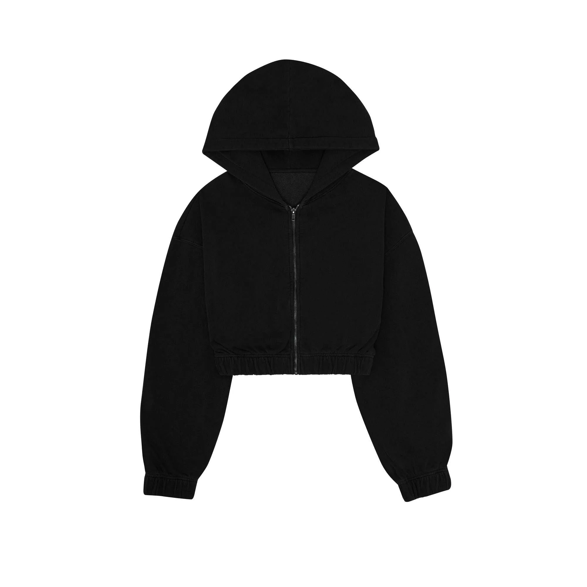 Zip Crop Sweatshirt