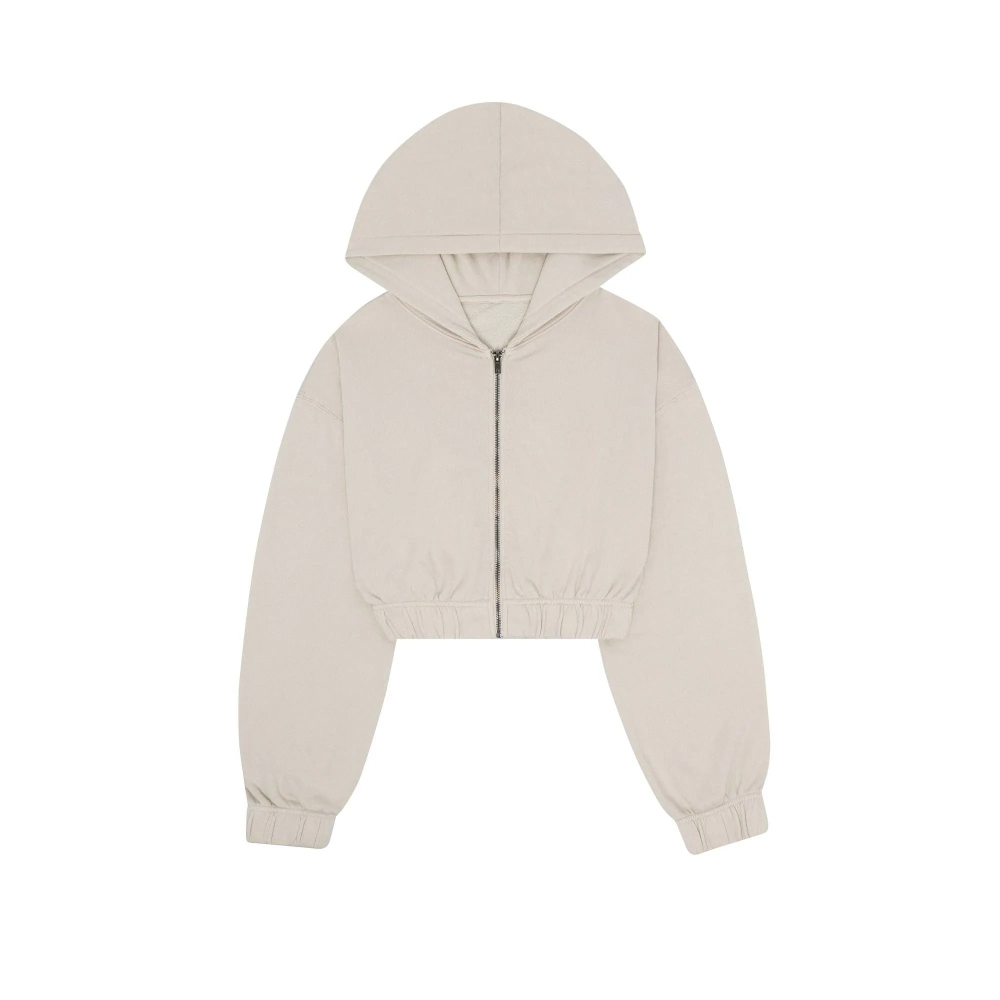 Zip Crop Sweatshirt