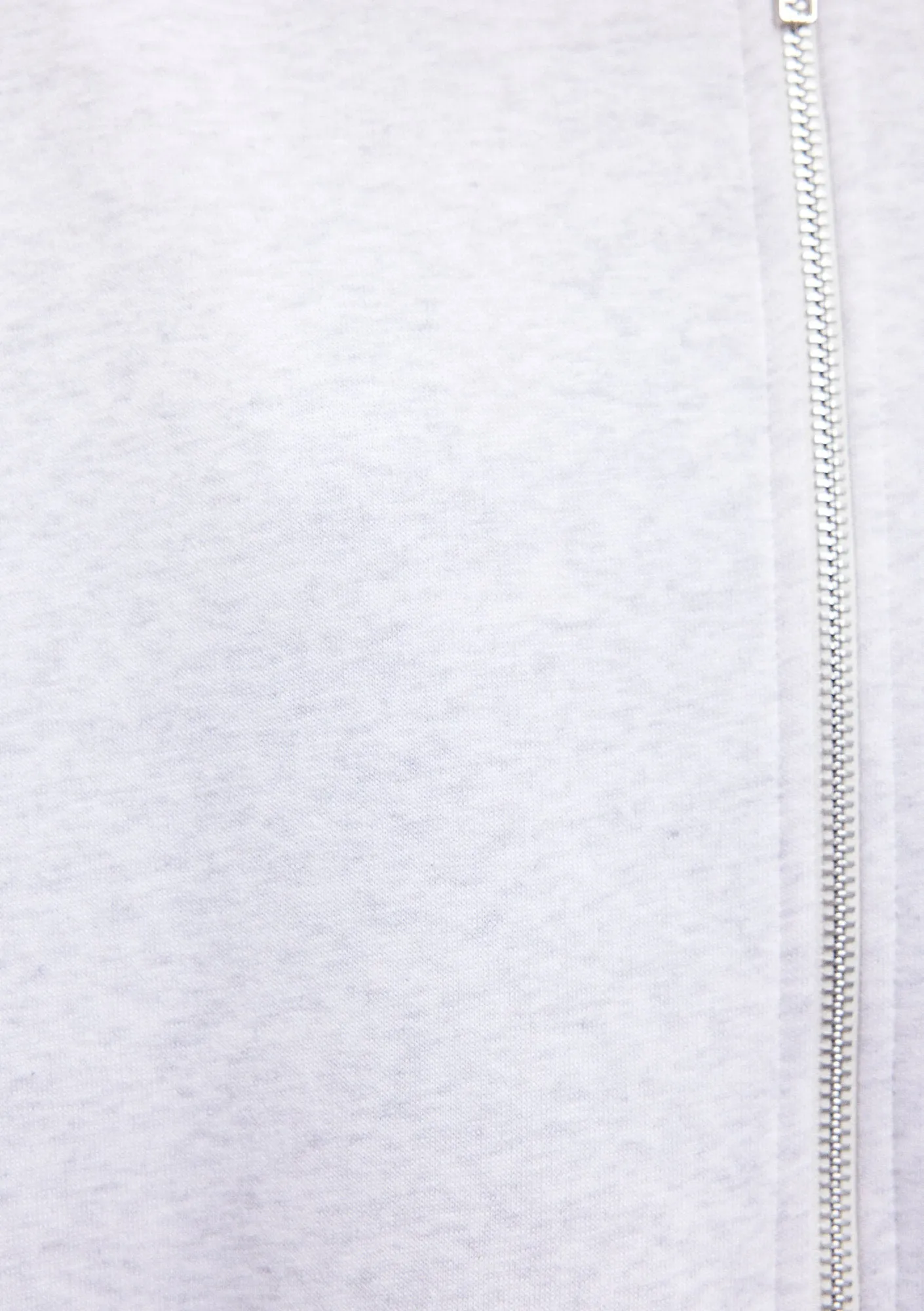 Zip Up Grey Hooded Sweatshirt